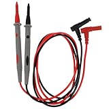 ROSENICE Puntali Tester Multimetro 40.2 Pollici Cat Iii 1000V 10A Sonda Antiscivolo Per Lavori Elettronici Compatibile Con La Maggior Parte Dei Multimetri
