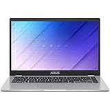 ASUS VivoBook Go E410KA, Notebook Thin&Light con Monitor 14' FHD Anti-Glare Ruotabile a 180°, 1.3kg, Intel Celeron N4500, RAM 4GB, 64GB eMMC, Windows 11 Home S, Argento