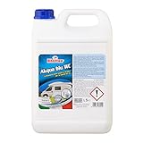 Rhutten, Akqua Blu Wc, Disgregante Wc Camper, Liquido Acque Nere, Acqua Blu, Wc Chimico, 5L