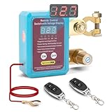 Stacca Batteria 12V per Auto con Telecomando, 240A Remoto Auto Stacca Batteria Senza Fili con LED Display, 12V Staccabatteria Automatico Interruttore di Scollegamento Batteria per RV ATV Camion Barca