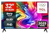 TCL 32SF560 – 32-inch, Full HD Smart QLED Direct LED TV with Fire TV & HDR, Metallic Design, Frameless