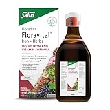 Salus Floravital - Integratore Alimentare con Ferro e Vitamine, per ridurre la stanchezza e la fatica, adatto ai Vegani - 250ml