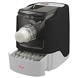 Sirge Macchina Per La Pasta Serie BUONA - 13 Trafile incluse con Impasto, Riposo dell'impasto ed Estrusione trafilata Automatica, miscelazione perfetta della farina con gli ingredienti, Nero/Grigio