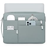HYZUO 17-17,3 Pollici Borsa per portatile per 17' 17,3' HP/Dell/Lenovo/ASUS/Acer/LG/MSI Gaming Laptop/Razer Blade 17/18, Uomini Donne NoteBook Custodia protettiva Borsa, Azzurro Cenere