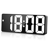 flintronic Sveglia Digitale da Comodino, Sveglia da Comodino, con Temperatura, Svegli Digitale da Comodin con Snooze, Suoni e Luminosità Regolabile, USB e Alimentato a Batteria