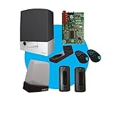 CAME Kit Motore BXV per cancelli scorrevoli fino a 600 kg e 18 m composto da motore a 24 V, fotocellule, due trasmettitori, scheda radiofrequenza, lampeggiante, base per il fissaggio, cavo antenna