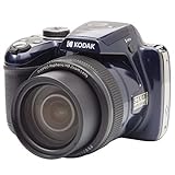 KODAK Pixpro AZ528 - Fotocamera Bridge Digitale 16 Mpixel, Zoom ottico x52, Stabilizzatore Ottico, Schermo LCD da 3 pollici, Video Full HD 1080p, Batteria agli ioni di litio - Blu Notte
