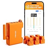 Meross Misuratore di Energia Trifase, Contatore di Energia WiFi 6 Canali Intelligente Smart Meter per Home Assistant, Monitoraggio Energia per Impianti Fotovoltaico/Solare, Cloud Gratuito