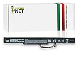 NewNet - Batteria A41N1501 Compatibile con Notebook ASUS GL752VW-T4243T GL752VW-T4322D N552V N552V-W-FY136T N552VW N552VW-1A N552VW-1B N552VW-2A N552VW-FI040T N552VW-FI043T N552VW-FI056T [2600mAh]