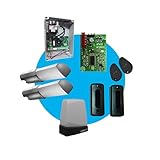 CAME Kit automazione ATI a 230 V per cancelli a battente con anta fino a 3 m e 400 kg include due motori, quadro comando, scheda radiofrequenza, fotocellule, lampeggiatore e due trasmettitori