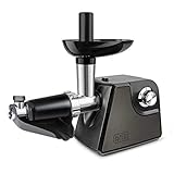 BLACK+DECKER - Tritacarne e tritatomati elettrico 300 W | 1000 W max | Acciaio inox | Accessorio salsa di pomodoro | Bocchetta kibbe | Accessorio insaccati | 3 dischi di taglio