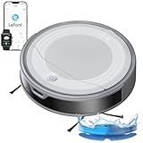 Lefant M310 Ultra Robot Aspirapolvere e Lavapavimenti 6000Pa, Navigazione ToF con Sensore PSD 190°, 170min di Autonomia, Compatibile con APP/Alexa, Ideale per Peli di Animali e Pavimenti Duri, Grigio