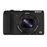 Sony DSC-HX50 Fotocamera Digitale Compatta Cyber-shot, Sensore CMOS Exmor R da 20,4 Megapixel, Zoom Ottico 30x, Nero