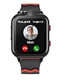Carneedi Smartwatch Bambini GPS 4G Orologio Intelligente con WiFi Videochiamata SOS fotocamera Messaggio Modalità Classe Lettore Musicale Notifica Vibrazione Orologio Telefono per Ragazzi e Ragazze