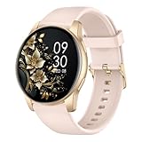 AcclaFit Smartwatch Uomo Donna con Chiamate Bluetooth, Orologio Fitness Rotondo da 1,38' con 147+ Modalità Sportive, Cardiofrequenzimetro, Sonno, IP68 Impermeabile, Compatibile con Android iOS