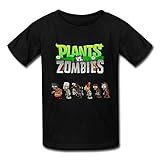 Fireti Bambini Geek Piante VS. Zombies t-Shirt by Mjensen bBlack Taglia Unica