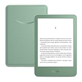 Amazon Kindle (Ultimo modello) - Il più leggero e compatto, con schermo antiriflesso, cambio pagina più rapido, illuminazione frontale regolabile - 16 GB - Senza pubblicità - Verde Matcha