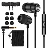 UliX RIDER Auricolari In-Ear Cuffie, Cuffiette con Filo e Microfono, Garanzia di 5 anni, Extra-Resistenti Dynamic Driver a 48 Ω, Audio Cristallino e Bassi Intensi, per iPhone, iPad, Samsung, Gaming