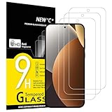NEW'C 3 Pezzi, Vetro Temperato per Xiaomi Redmi Note 15 Pro 5G (6,83 pollici), Pellicola Prottetiva Anti Graffio, Anti-Impronte, Senza Bolle, Durezza 9H, Ultra Trasparente, Ultra Resistente