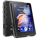 MECHEN 32GB Lettore MP3 con Bluetooth 5.3, 2,4' Schermo Tattile MP3 Lettore USB C Portatile Radio FM Registratore Vocale E-book Altoparlante Incorporato, Custodia in Silicone Inclusa
