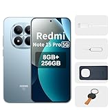 XIAOMI REDMI Note 15 Pro 5G Smartphone 8+256GB, Schermo 6,83' 1.5K AMOLED, MediaTek Dimensity 7400-Ultra, Fotocamera da 200MP, Batteria da 6580mAh, Blu Ghiacciaio