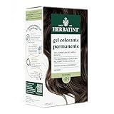 Herbatint Gel Colorante Permanente per Capelli 4N Castano - 170 ml | Senza Ammoniaca, 100% Copertura Capelli Bianchi | per Pelli Sensibili, con 8 Estratti Naturali Bio