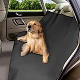 URAQT Coprisedile Posteriore Auto per Cani, 600D Oxford Impermeabile Antigraffio, Protezione Antiscivolo di 125cm x 145cm