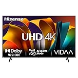 Hisense TV 55' 4K Ultra HD 55A6N, Smart TV VIDAA U7, Dolby Vision, HDR 10+, DTS Virtual:X, Game Mode, Alexa Built-in, VIDAA Voice, Tuner DVB-T2/S2 HEVC 10, lativù 4K, 55'', 2024 LED