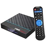 TUREWELL Android Box, T95 Max+ Android 9.0 TV Box Amlogic S905X3 Quad-core cortex-A55 4GB RAM 32GB ROM Media Player with 8K BT4.0 2.4G/5.0GHz Dual-Band WiFi