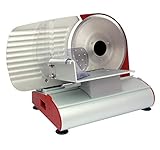 RGV Affettatrice 220 Mary - Affettatrice Professionale 200W in Alluminio, Lama Ø220mm Estraibile, Spessore Regolabile Fino 14 mm