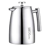 720°DGREE Caffettiere a pistone “Sunrise” – 950ml | Caffettiera tazza pressofiltro acciaio inox | French Press per Caffè e Tè