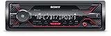 Sony DSX-A410BT Autoradio senza Lettore CD, Dual Bluetooth, NFC, Siri Eyes Free, AUX e USB, Controllo Diretto di iPhone e iPod, Android Music Playback, Potenza 4 x 55 W, File FLAC