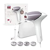 Philips Lumea IPL serie 8000 - Dispositivo di Epilazione a Luce Pulsata con Tecnologia SenseIQ, 4 Accessori e Rifinitore a Penna Satin Compact, Utilizzo con Filo (Modello BRI949/00)