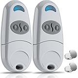 Telecomando Cancello Universali 433,92MHz - 2 PZ - Compatibile con Top 432EE, 432EV, 432NA, 432A, 432M, 432S, T432-2 Canali per Cancelli Automatici - Radiocomando Cancello di facile Programmazione