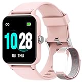 Blackview Smartwatch Donna,Orologio Fitness Tracker,1,83' Full Touch Smart Watch,Monitoraggio Sonno, SpO2, Frequenza Cardiaca,Notifiche Messaggi(2 Cinturini)