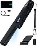 Hazlewolke Pinpointer Metal Detector Ricaricabile - Impermeabile Mano Pin Pointer Metal con One-key Di Eliminazione di Interferenza, Superhet-Tec Metal Detector Portatile Accessori per Adulti Bambini