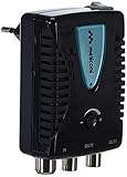 Meliconi AMP20 Amplificatore Di Antenna Digitale Da Interni Con Filtro LTE, Nero