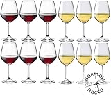 Bormioli Rocco Divino Set Calici Vino Rosso e Bianco 12 Pz