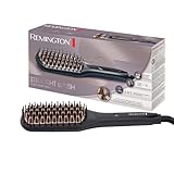 Remington Spazzola Lisciante per Capelli 2 in 1 - Piastra Capelli + Spazzola Capelli - Setole rivestite in ceramica e antistatiche, display digitale, 150-230°C, tempi di styling ridotti, CB7400