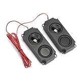 Akozon Doppio Altoparlante Magnetico Portatile con cavità per Bassi Pesanti da 8 Ohm 5W da 40 Mm per Monitor TV, Alta sensibilità, Altoparlante Dalle Prestazioni Eccezionali