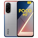 POCO M7, Smartphone 6+128GB, Display FHD+ da 6,9' 144Hz, Snapdragon 685, Doppia fotocamera AI da 50MP, Batteria da 7000mAh, Garanzia di 2 anni, Argento, Caricabatterie non incluso