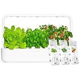 Click & Grow Serra Smart da Interno, Kit Completo con 9 Capsule di Terreno, Illuminazione e Irrigazione Automatica, Idroponica Semplificata