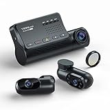 VIOFO 3 Canali Telecamera per Auto 2K, Dash Cam 3 Camere 310° Ampia Visione, Sony Starvis Sensor, WiFi & GPS & Visione Notturna & WDR & CPL Filtro & Avanzato Modo di Parcheggio & Istruzioni Vocali