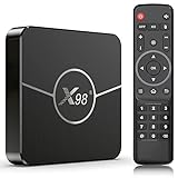 Puersit Android 11.0 TV Box, X98 Plus, con Amlogic S905W2, Smart TV Box BT.5.0, 1080P Ultra HD 4K HDR AV1 Supporta WiFi 2.4G/ 5.8GHz, Set Top TV Box, Decoder Smart, Media Player