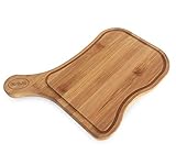 RGV Tagliere per Affettatrici Elettriche - Tagliere in Legno Naturale Bamboo con Piedini Antiscivolo, 300×242mm