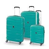 MODO by Roncato Starlight 2.0 Set di Valigie, 79 cm, 110 litri, Smeraldo