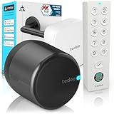 tedee GO2 Alu Serratura Smart WiFi con Impronta Digitale e Accesso Remoto | Sblocco Automatico | Serratura Elettronica Senza Cambio Cilindro | Compatibile con Matter, Alexa, Google Home, Apple HomeKit