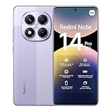 XIAOMI Smartphone Redmi Note 14 Pro 5G, 8+256GB, fotocamera AI da 200MP, IP68, ricarica turbo da 45W con batteria da 5110mAh, funzionalità AI (caricabatterie non incluso), Viola