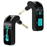Sistema Wireless Per Chitarra, 2,4 Ghz, 8 Canali, Audio Wireless Chitarra Trasmettitore Ricevitore Per Chitarra Elettrica, Bassi E Strumenti A Fiato Elettrici