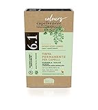 Helan, Capelvenere Colours, Tinta per Capelli Naturale Permanente, Nuance N6.1 Biondo Scuro Cenere - Kit Facile Applicazione Inodore, Ottima Copertura - Tinta Capelli senza Ammoniaca e Alcool, 125 ml